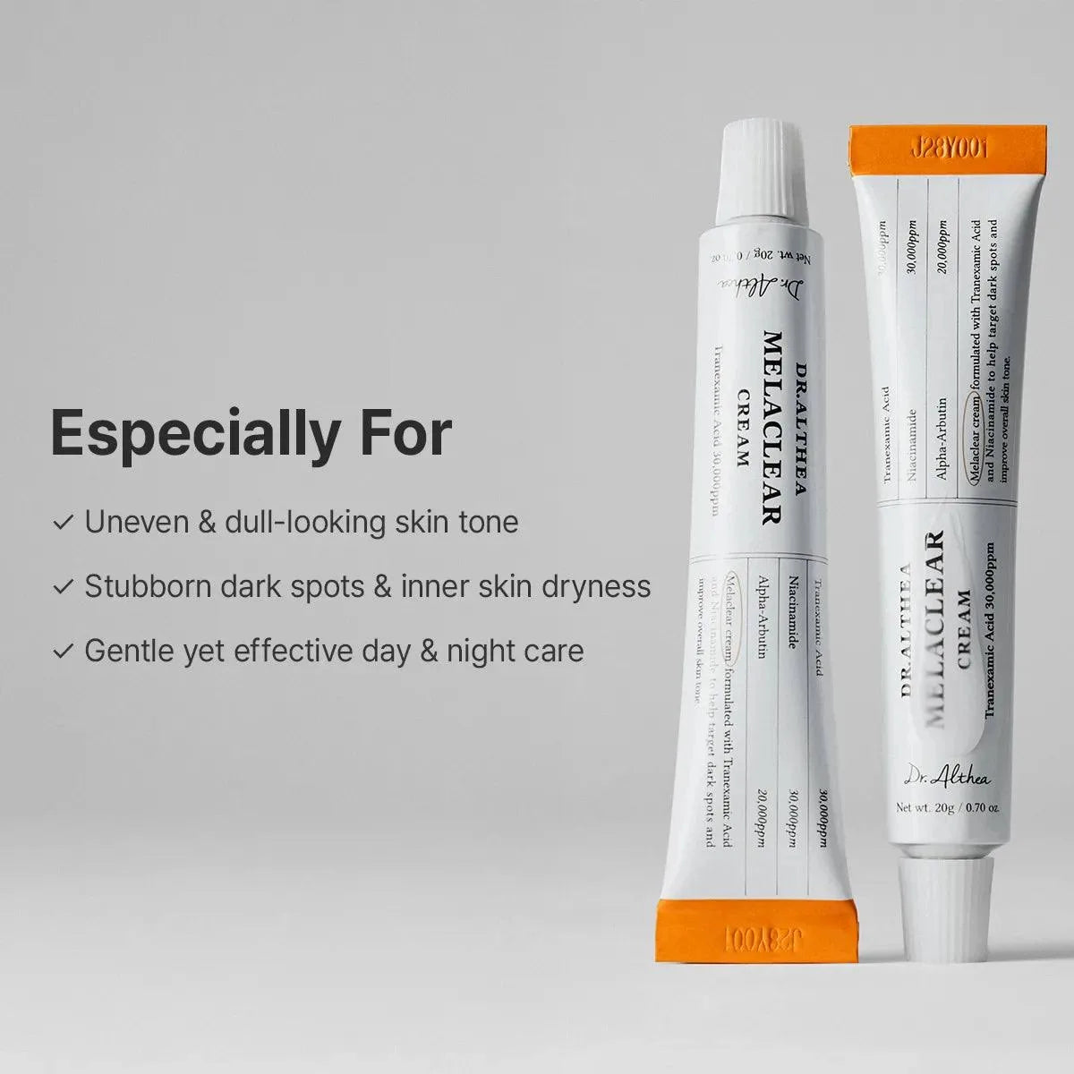 Dr. Althea - Melaclear Cream - 20g | Crema Antimanchas e Iluminadora
