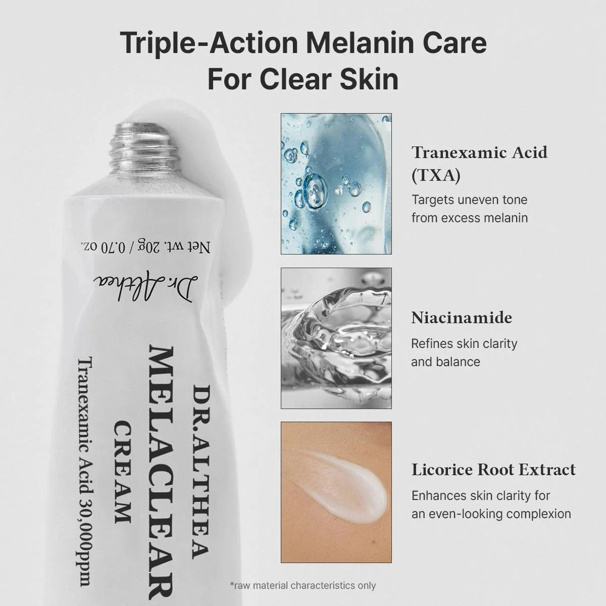 Dr. Althea - Melaclear Cream - 20g | Crema Antimanchas e Iluminadora