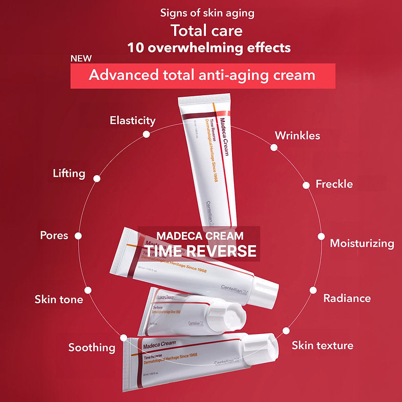 Centellian24 - Madeca Cream Time Reverse Zero - 80ml | Crema Antiedad Reparadora y Reafirmante