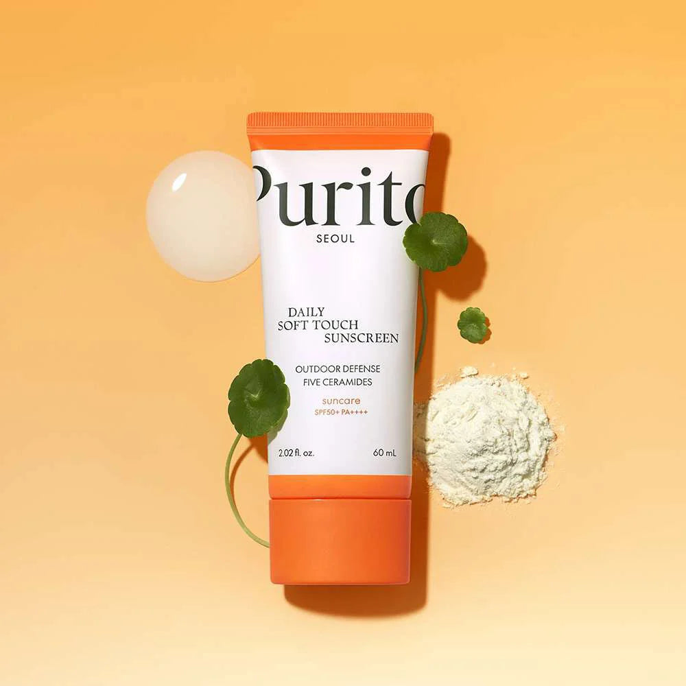 PURITO Seoul - Daily Soft Touch Sunscreen - 60ml | Protector Solar Ligero SPF50+ PA++++