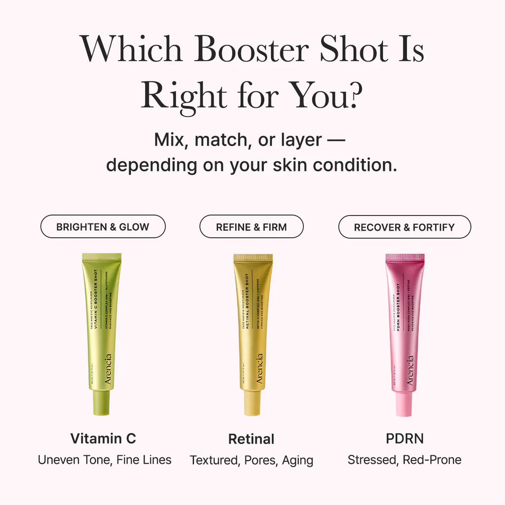 ARENCIA - PDRN Booster Shot - 30ml | Sérum Regenerador, Hidratante y Reafirmante