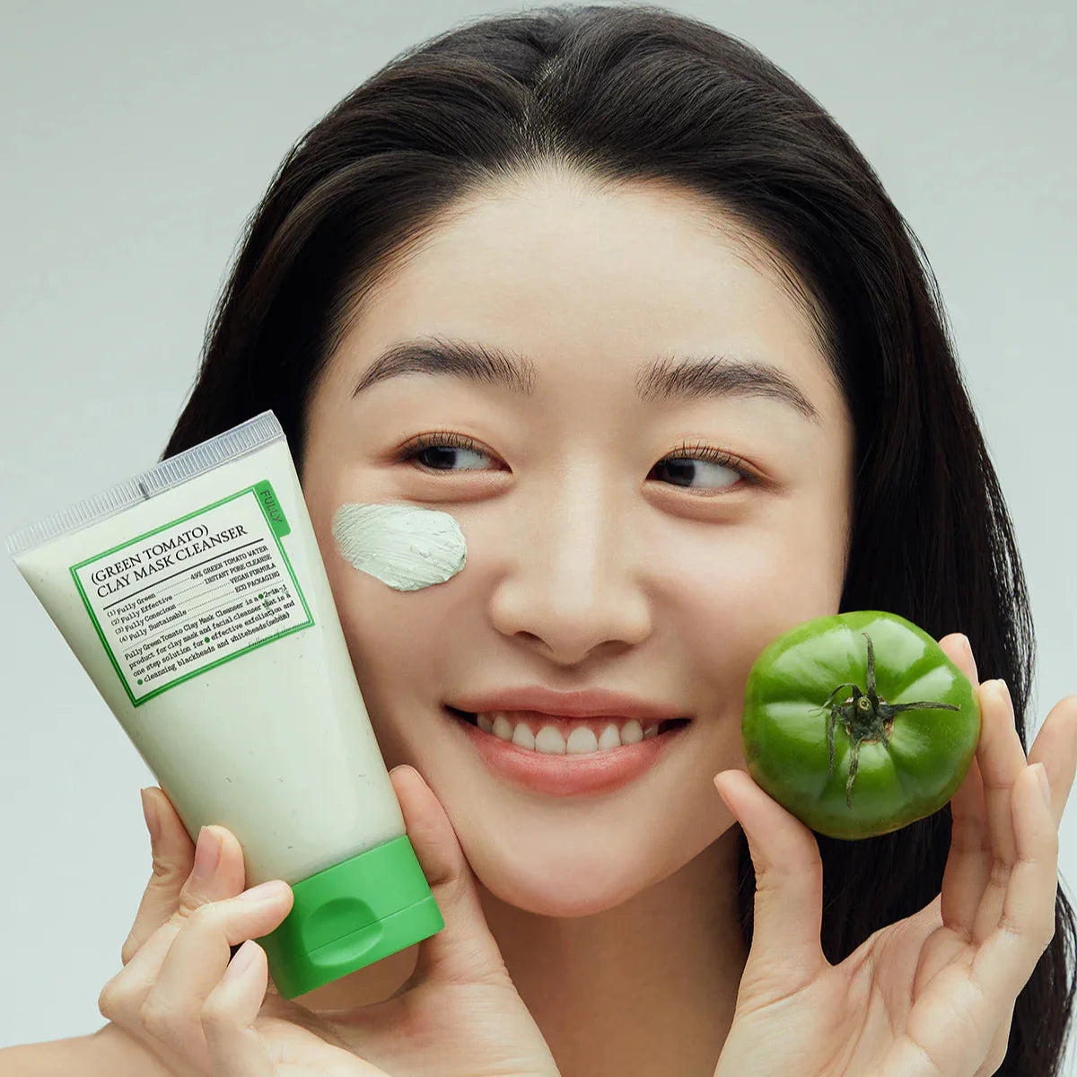 FULLY - Green Tomato Clay Mask Cleanser - 120ml | Limpiador y Mascarilla Purificante de Poros