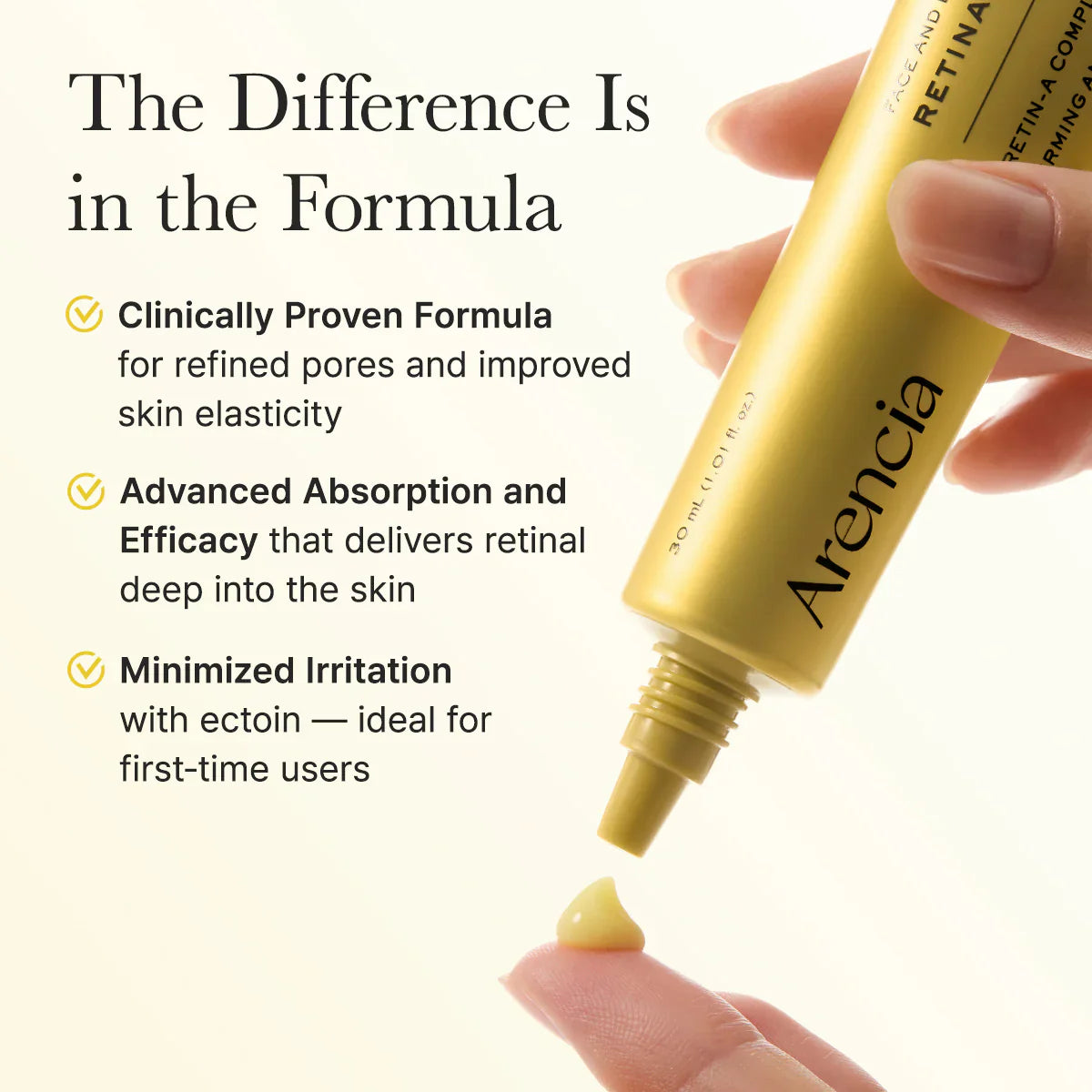 Arencia - Retinal Booster Shot - 30ml | Sérum Antiedad Renovador con Retinal