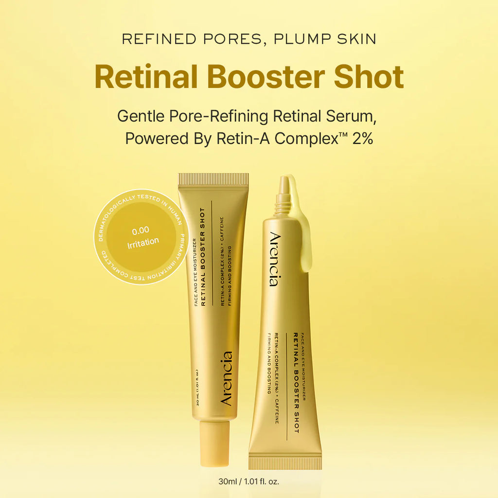 Arencia - Retinal Booster Shot - 30ml | Sérum Antiedad Renovador con Retinal