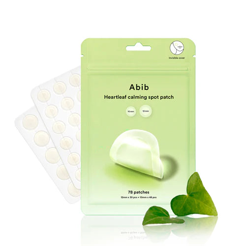 Abib - Heartleaf Calming Spot Patch - 78pz | Parches Calmantes Y Protectoras De Imperfecciones Con Extracto De Houttuynia Cordata