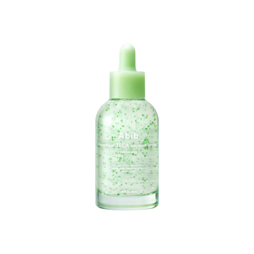 Abib - Heartleaf TECA Capsule Serum Calming Drop - 50ml | Suero Calmante Y Reparador Intensivo Con Extracto De Houttuynia Cordata Y Complejo TECA