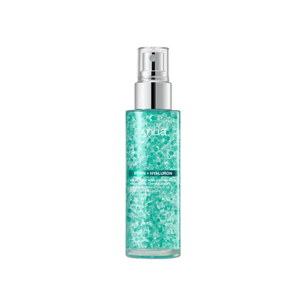 ANUA - PDRN Hyaluronic Acid Hydrating Capsule Mist | Bruma Hidratante Intensiva Con PDRN Y Cápsulas De Ácido Hialurónico Para Mayor Elasticidad