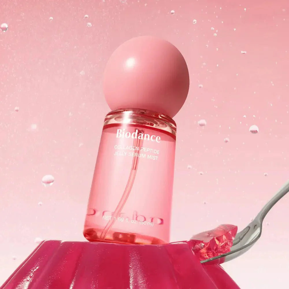 BIODANCE - Collagen Peptide Jelly Serum Mist - 50ml | Bruma Reafirmante Con Péptidos De Colágeno Para Un Efecto Lifting Y Resplandor Jelly
