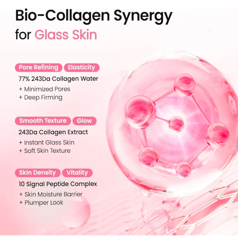 BIODANCE - Collagen Peptide Jelly Serum Mist - 50ml | Bruma Reafirmante Con Péptidos De Colágeno Para Un Efecto Lifting Y Resplandor Jelly