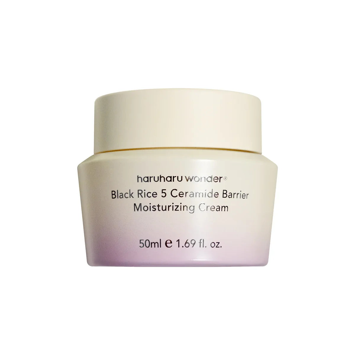 Haruharu Wonder - Black Rice 5 Ceramide Barrier Moisturizing Cream - 50ml | Crema Hidratante Y Fortalecedora De La Barrera Cutánea Con Arroz Negro Y 5 Tipos De Ceramidas
