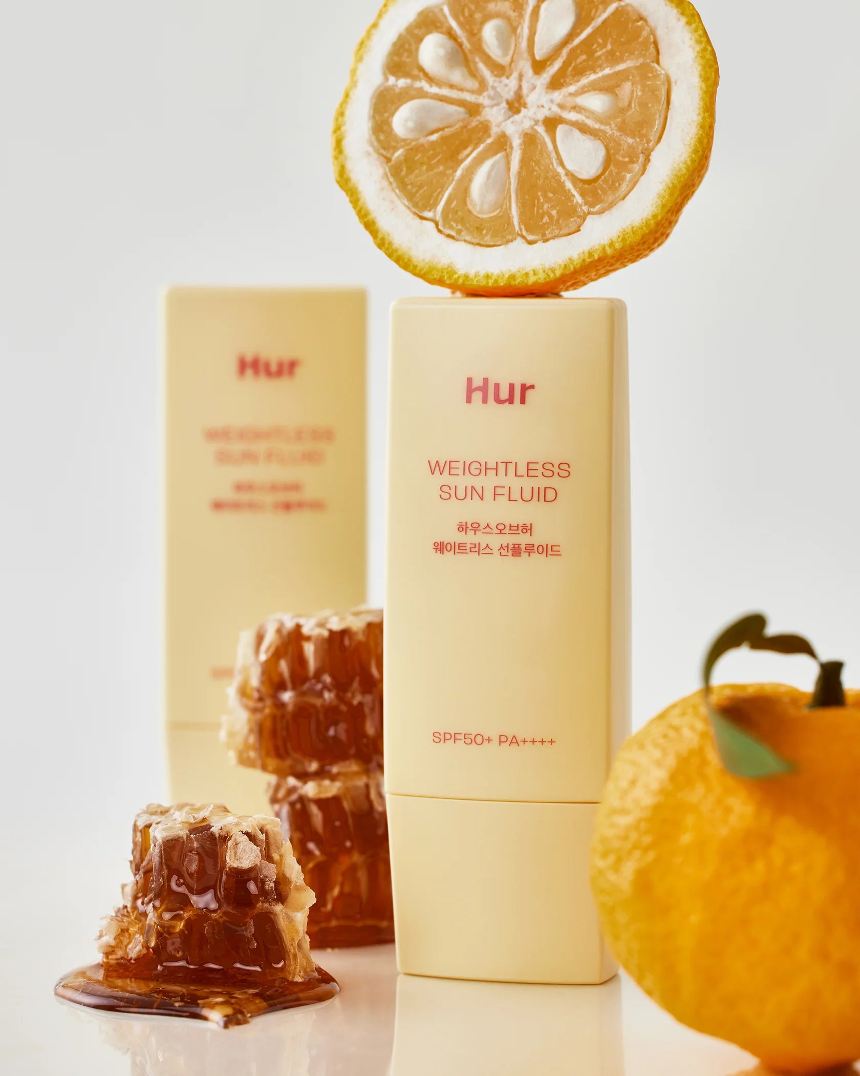 House of Hur - Weightless Sun Fluid SPF 50+ PA++++ - 50ml | Protector Solar Fluido Ultra Ligero E Hidratante Con Acabado Invisible Y Protección Alta