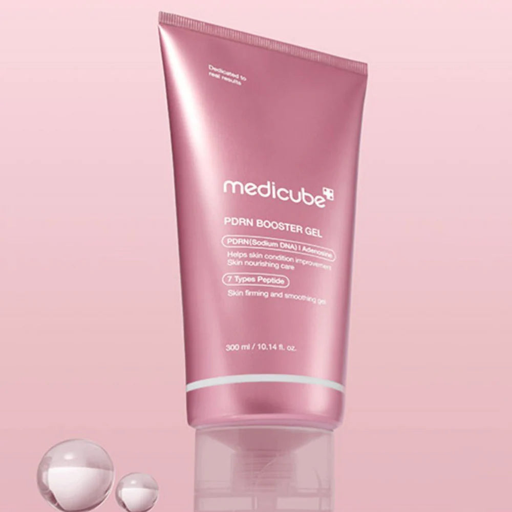 Medicube - PDRN Booster Gel - 300ml | Gel Conductor Hidratante Y Potenciador De Elasticidad Con PDRN Para Dispositivos De Belleza