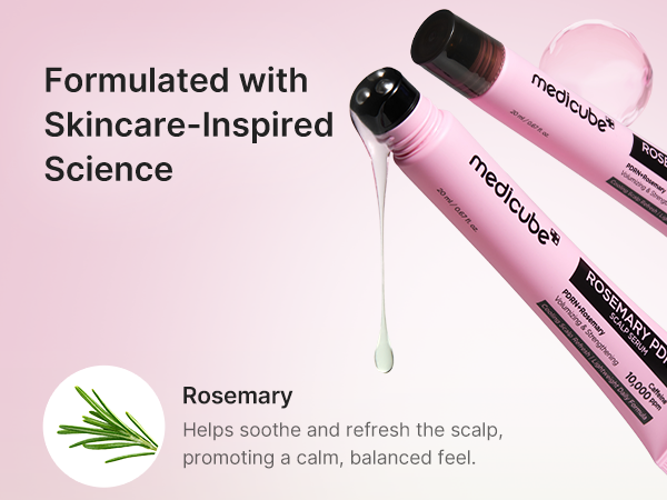 Medicube - Rosemary PDRN Scalp Serum - 20ml | Suero Revitalizante Y Fortalecedor Para Cuero Cabelludo Con PDRN Y Romero
