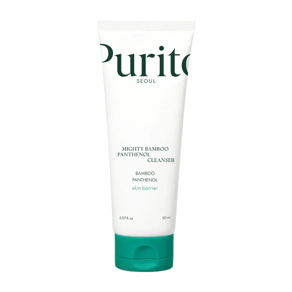 PURITO SEOUL - Mighty Bamboo Panthenol Cleanser - 150ml | Limpiador Calmante Y Fortalecedor Con Bambú Y Pantenol