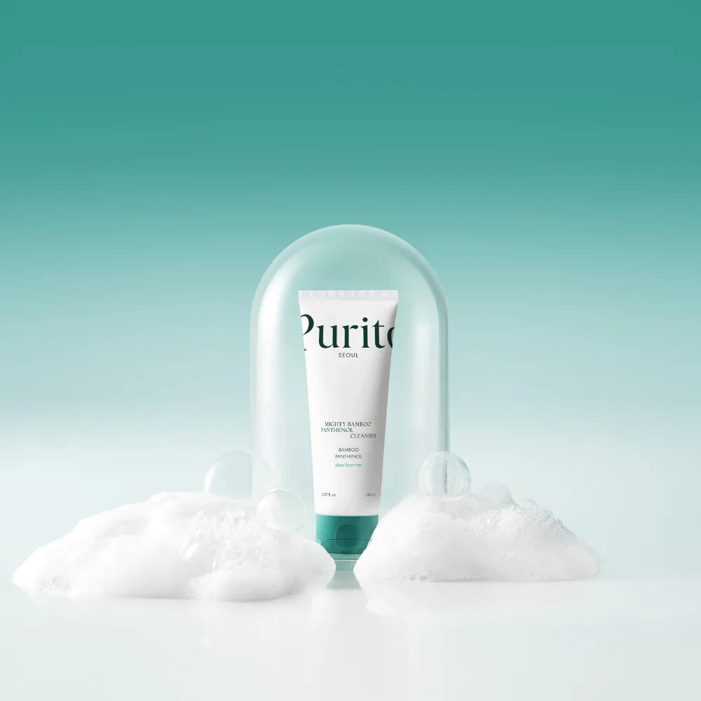 PURITO SEOUL - Mighty Bamboo Panthenol Cleanser - 150ml | Limpiador Calmante Y Fortalecedor Con Bambú Y Pantenol