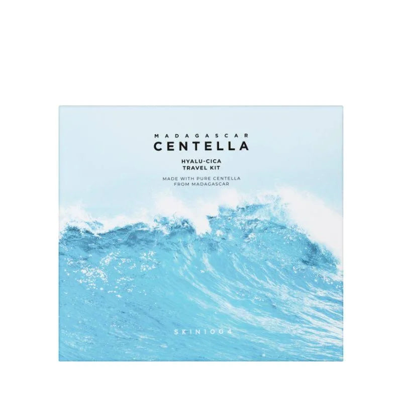 SKIN1004 - Madagascar Centella Hyalu-Cica Travel Kit - 4 pzas | Set De Viaje Hidratante Y Calmante Con Centella Asiática Y Ácido Hialurónico
