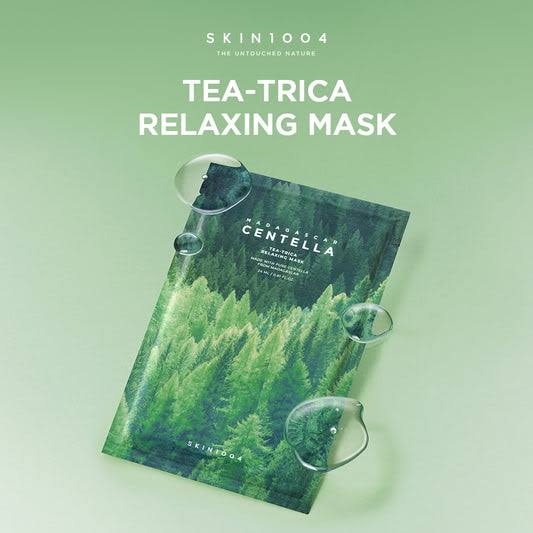 SKIN1004 - Madagascar Centella Tea-Trica Relaxing Mask - 1pz | Mascarilla Facial Calmante Y Equilibrante Para Piel Con Tendencia Acneica
