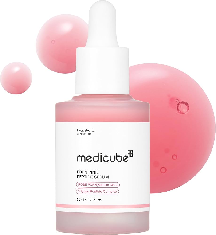 Medicube - PDRN Pink Peptide Serum - 30ml | Suero Rejuvenecedor con Péptidos y PDRN de Salmón