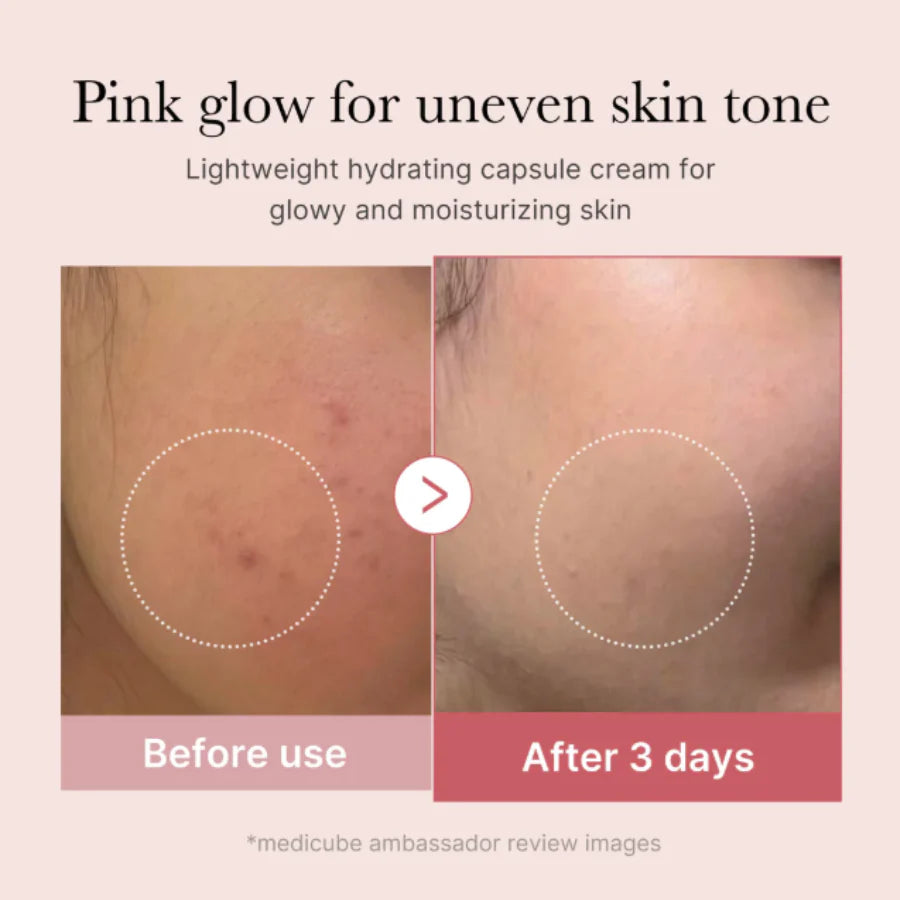 Medicube - PDRN Pink Collagen Capsule Cream - 55g | Crema Reafirmante y Regeneradora