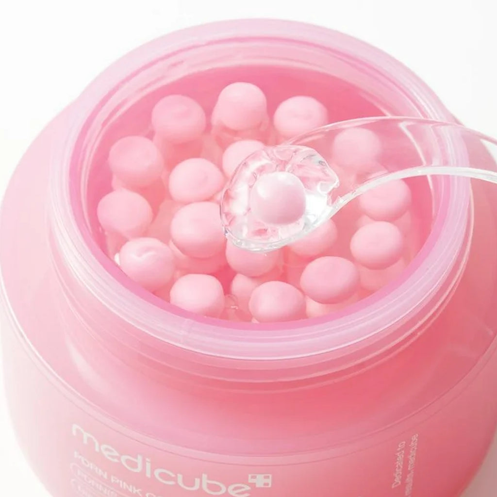 Medicube - PDRN Pink Collagen Capsule Cream - 55g | Crema Reafirmante y Regeneradora