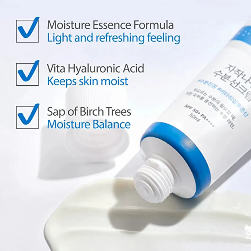 Round Lab - Birch Juice Moisturizing Sun Cream - 50ml | Protector Solar Hidratante