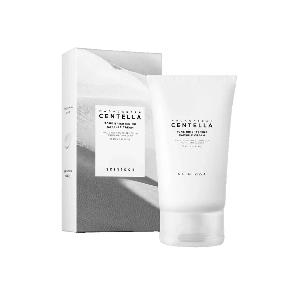 SKIN1004 - Madagascar Centella Tone Brightening Capsule Cream - 75ml | Crema Iluminadora con Cápsulas de Niacinamida y Centella