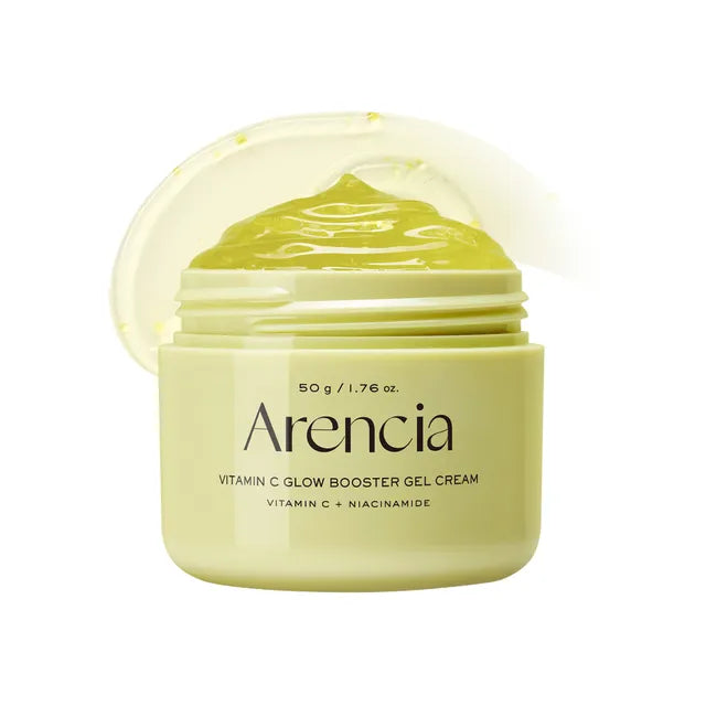 ARENCIA - Vitamin C Glow Booster Gel Cream - 50g | Gel Crema Iluminadora con Vitamina C para Unificar el Tono