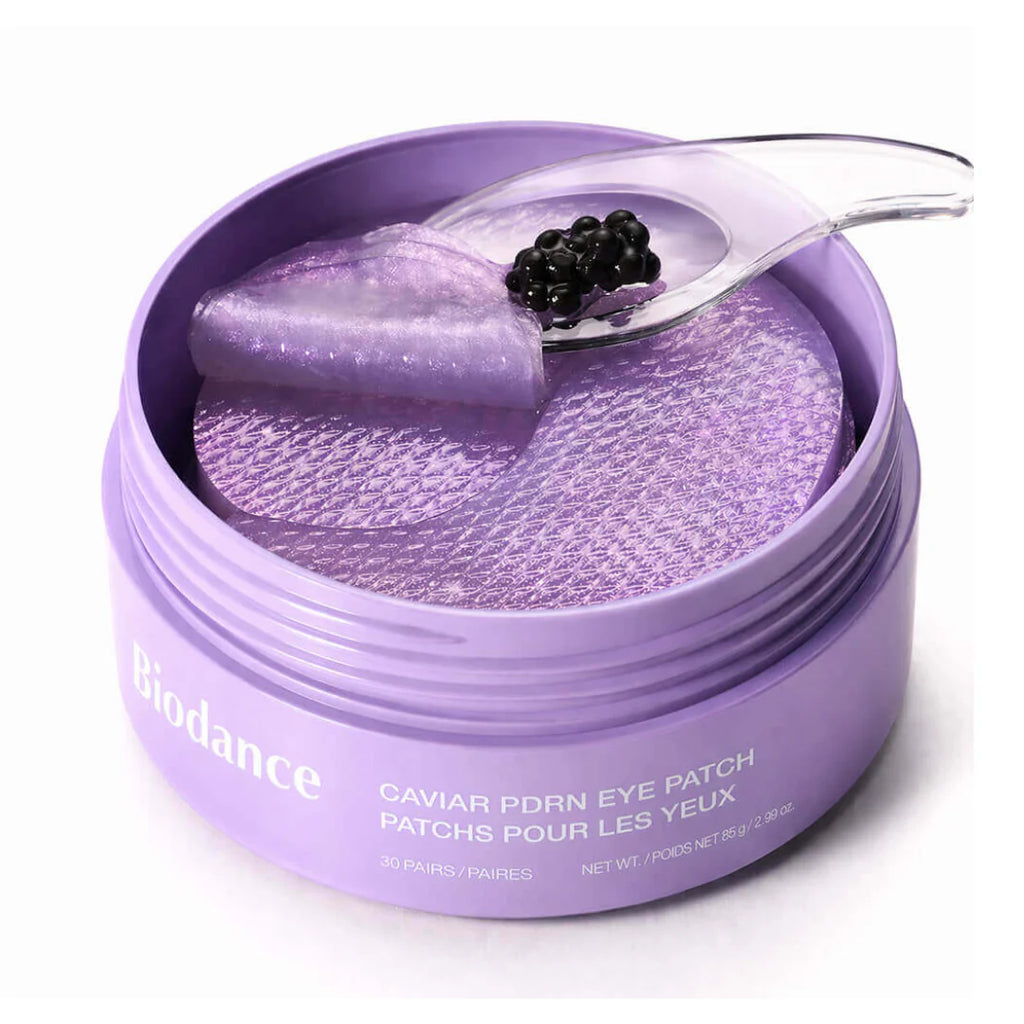 BIODANCE - Caviar PDRN Eye Patches - 30 pares | Parches para Ojos con PDRN para Hidratar y Reducir la Apariencia de Líneas Finas.