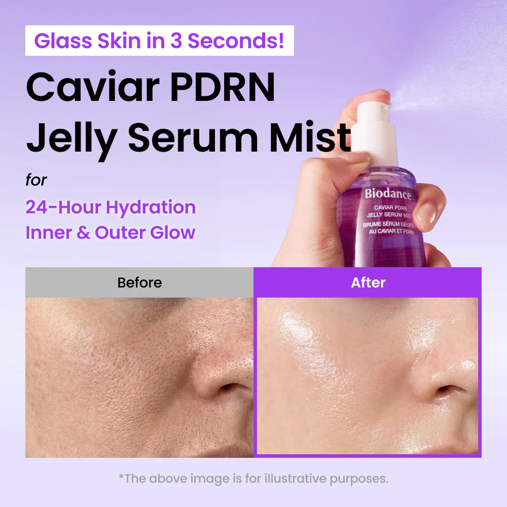 BIODANCE - Caviar PDRN Jelly Serum Mist - 50ml | Sérum Mist con PDRN para Hidratar y Mejorar la Elasticidad.