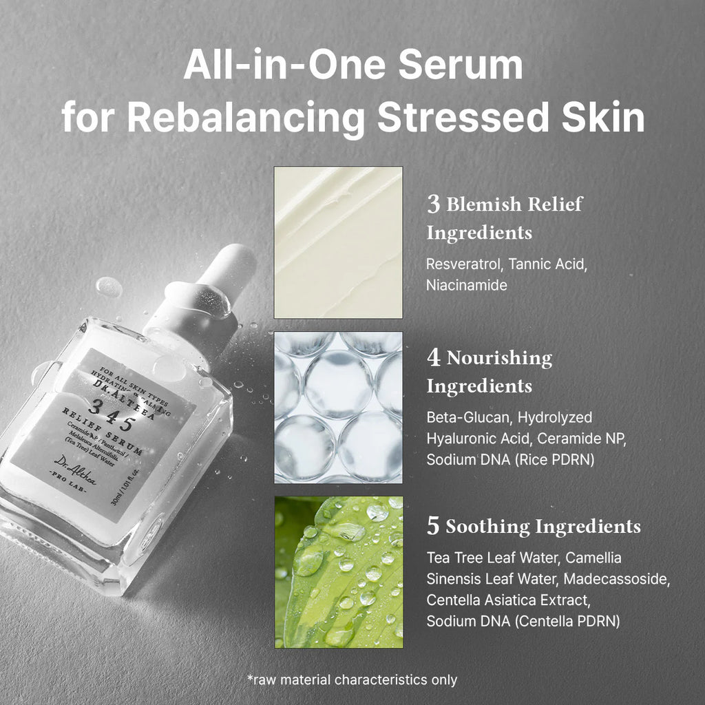 Dr.Althea - 345 Relief Serum - 30ml | Sérum Calmante y Reparador de la Barrera Cutánea