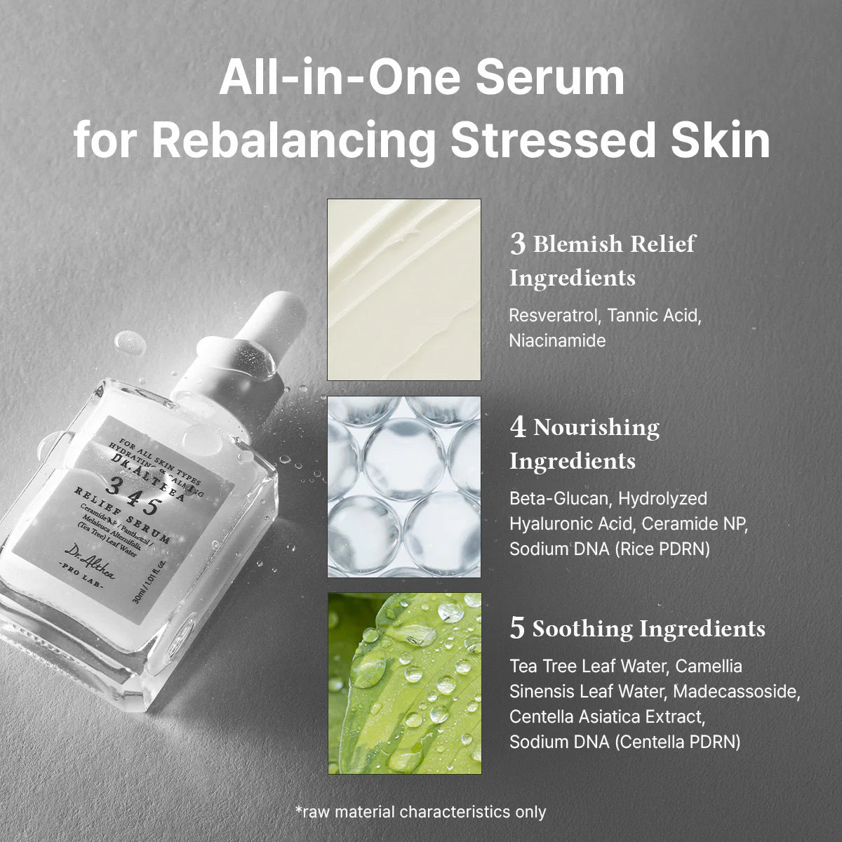 Dr.Althea - 345 Relief Serum - 30ml | Sérum Calmante y Reparador de la Barrera Cutánea