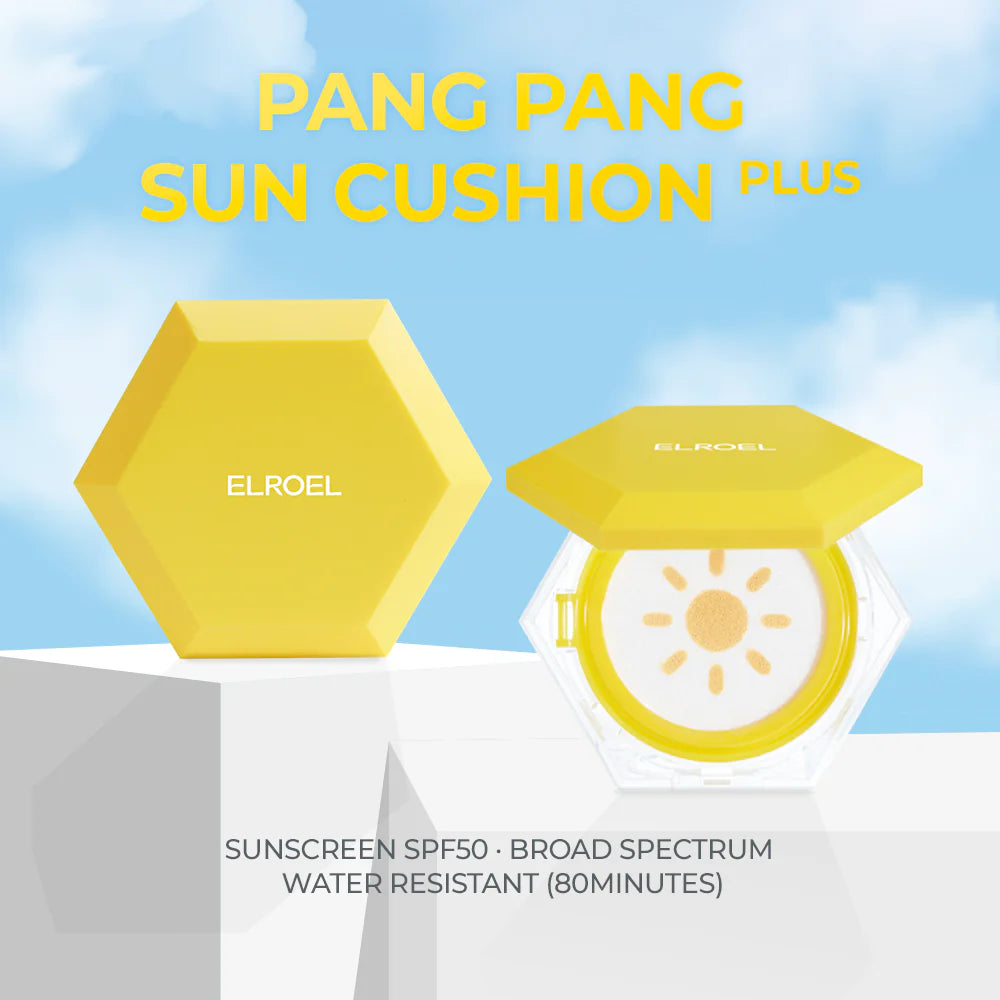 ELROEL - Pang Pang Sun Cushion Plus - 15g | Protector Solar e Iluminador