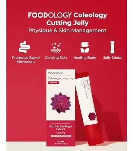 FOODOLOGY - Coleology Cutting Jelly - 10 sobres | Apoyo para el Control de Peso y la Digestión