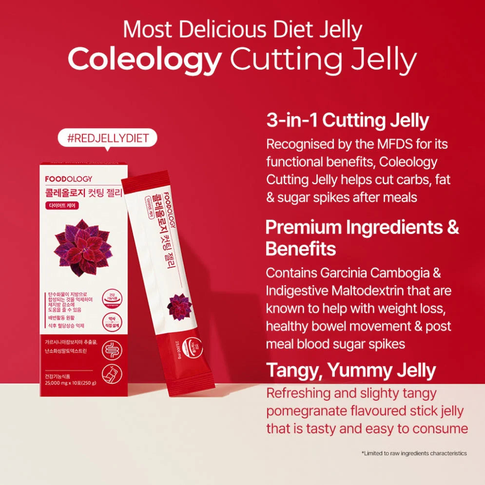 FOODOLOGY - Coleology Cutting Jelly - 10 sobres | Apoyo para el Control de Peso y la Digestión