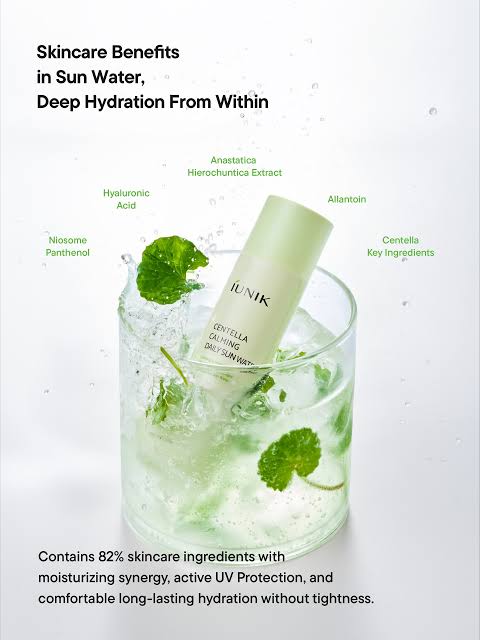 iUNIK - Centella Calming Daily Sun Water - 120ml | Protector Solar Calmante con Centella