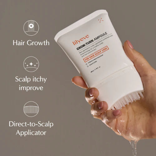 LILYEVE - GROW:TURN Exosome Brush Ampoule - 100ml | Ampoule Regeneradora con Exosomas