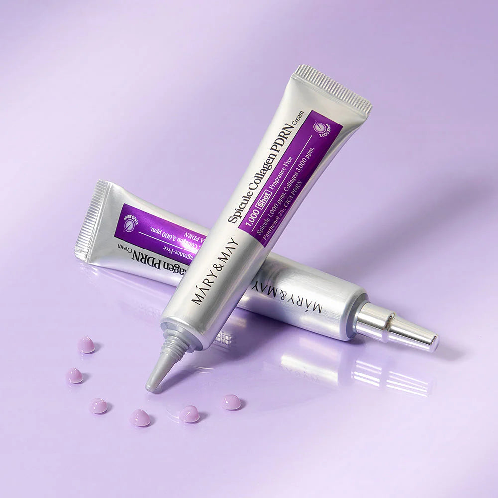 Mary&May - Spicule Collagen PDRN Cream - 15g | Crema Reafirmante con PDRN