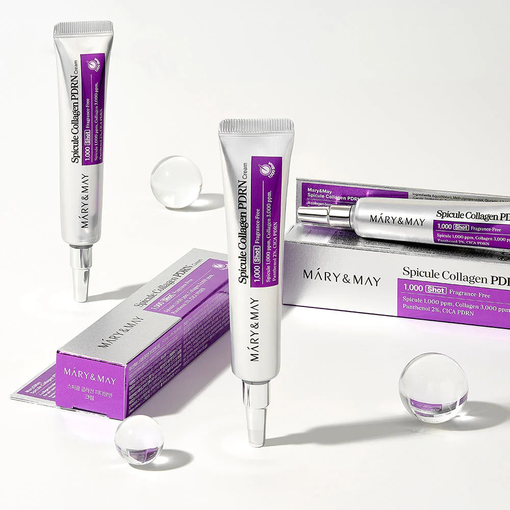 Mary&May - Spicule Collagen PDRN Cream - 15g | Crema Reafirmante con PDRN