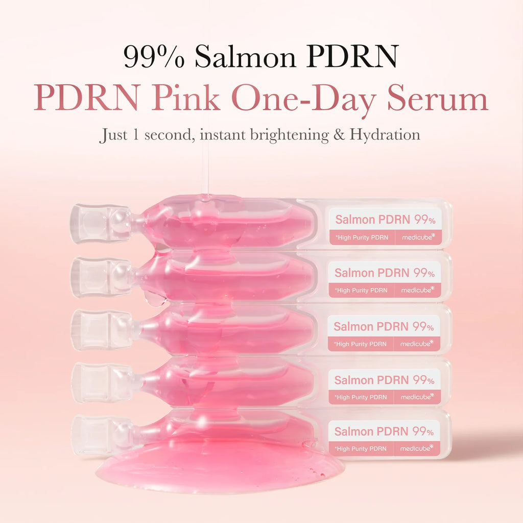 Medicube - PDRN Pink One Day Serum - 1.5 ml * 10 piezas  | Sérum Reparador e Iluminador con PDRN