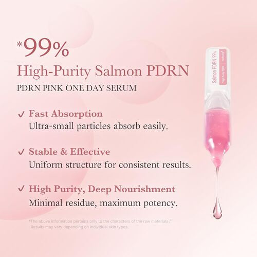 Medicube - PDRN Pink One Day Serum - 1.5 ml * 10 piezas  | Sérum Reparador e Iluminador con PDRN