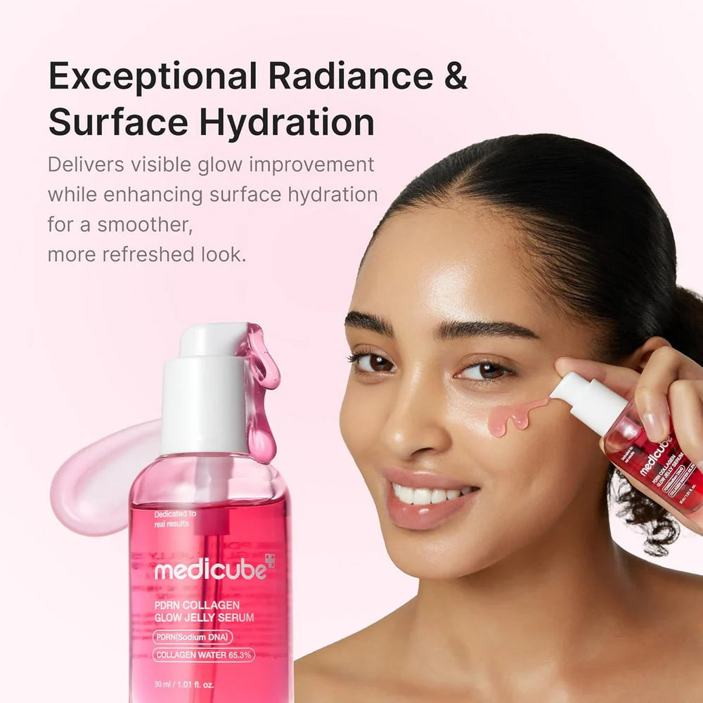 Medicube - PDRN Collagen Glow Jelly Serum - 30ml | Sérum Reafirmante e Iluminador con PDRN