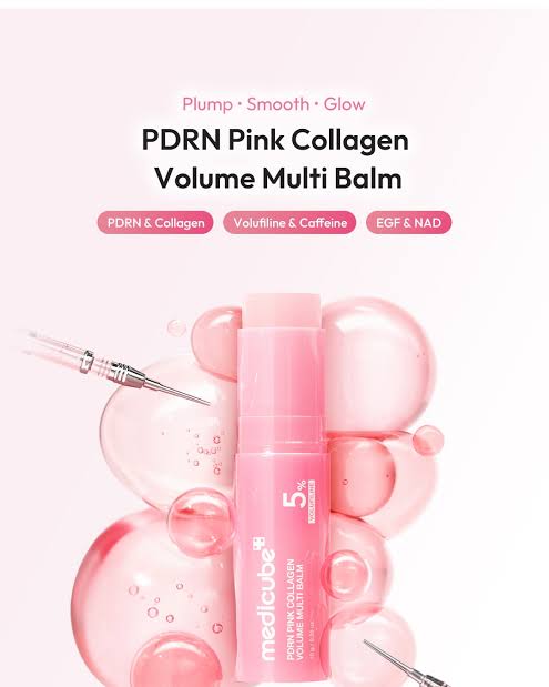 Medicube - PDRN Pink Collagen Volume Multi Balm - 10g | Bálsamo Reafirmante y Voluminizador con PDRN