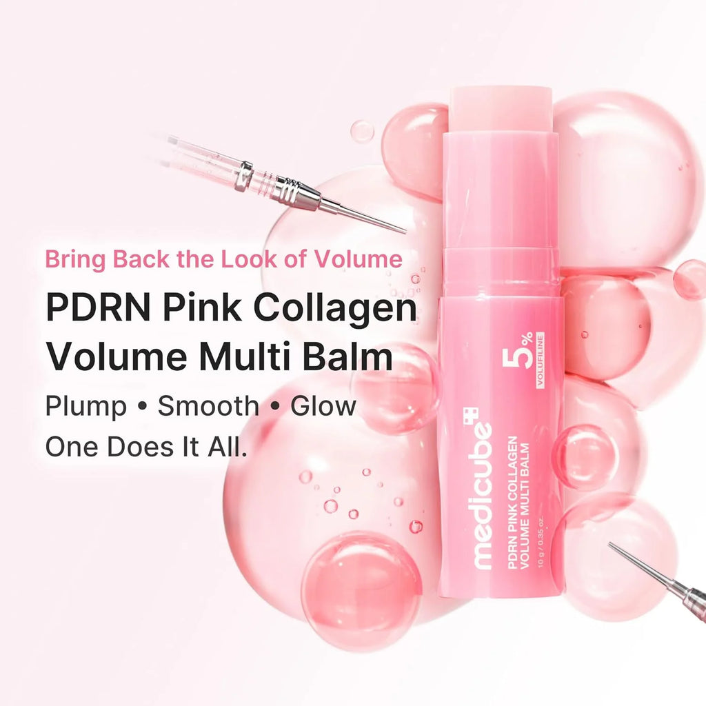 Medicube - PDRN Pink Collagen Volume Multi Balm - 10g | Bálsamo Reafirmante y Voluminizador con PDRN