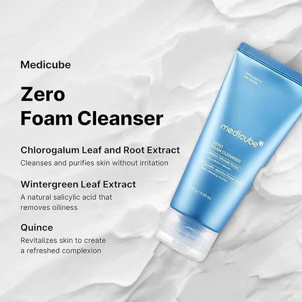 Medicube - Zero Foam Cleanser - 120g | Limpiador Facial Purificante para Poros