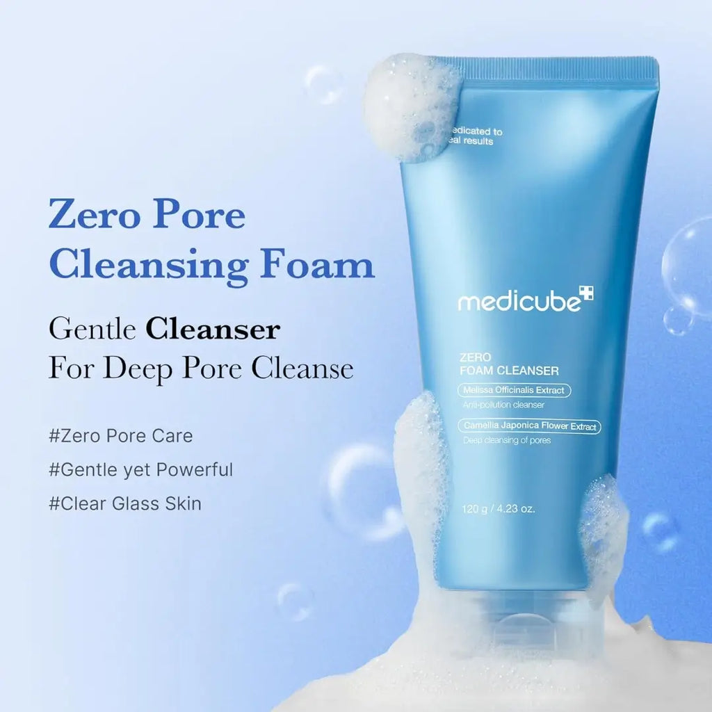 Medicube - Zero Foam Cleanser - 120g | Limpiador Facial Purificante para Poros