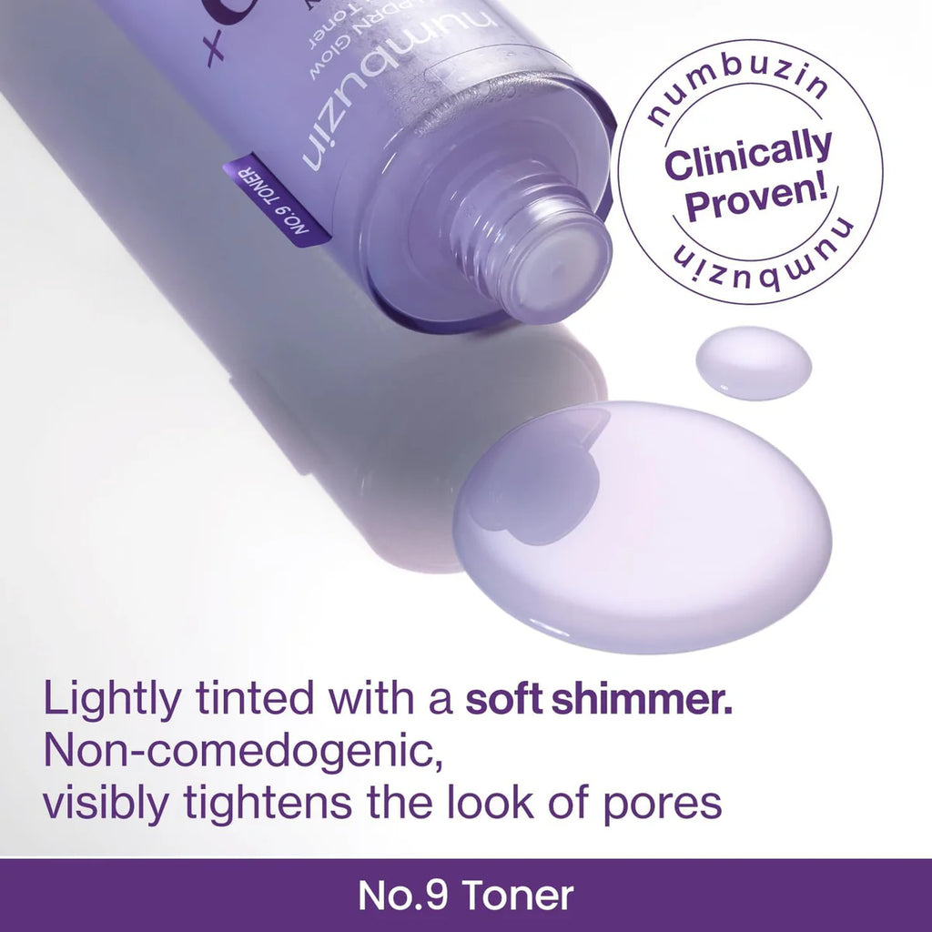 Numbuzin - No.9 NAD PDRN Glow Boosting Toner - 150ml | Tónico Reafirmante e Iluminador con PDRN