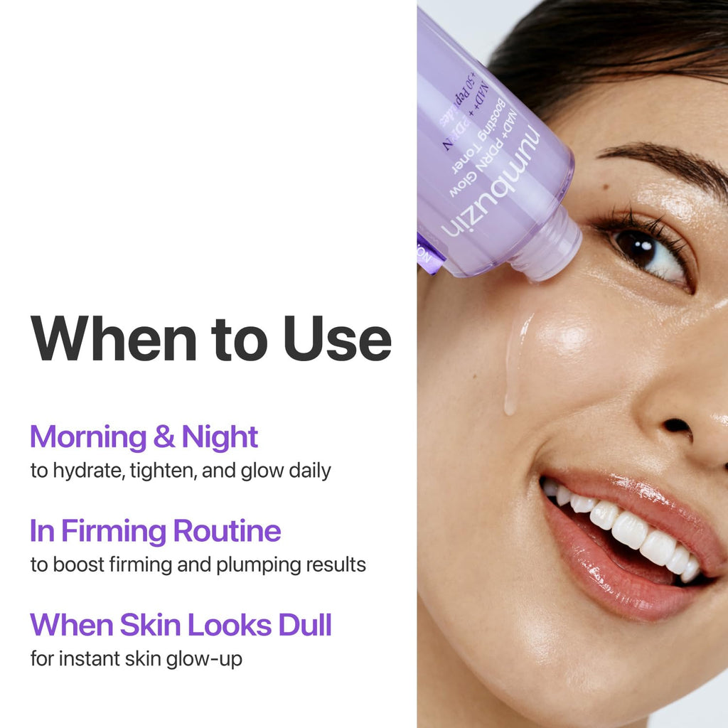 Numbuzin - No.9 NAD PDRN Glow Boosting Toner - 150ml | Tónico Reafirmante e Iluminador con PDRN
