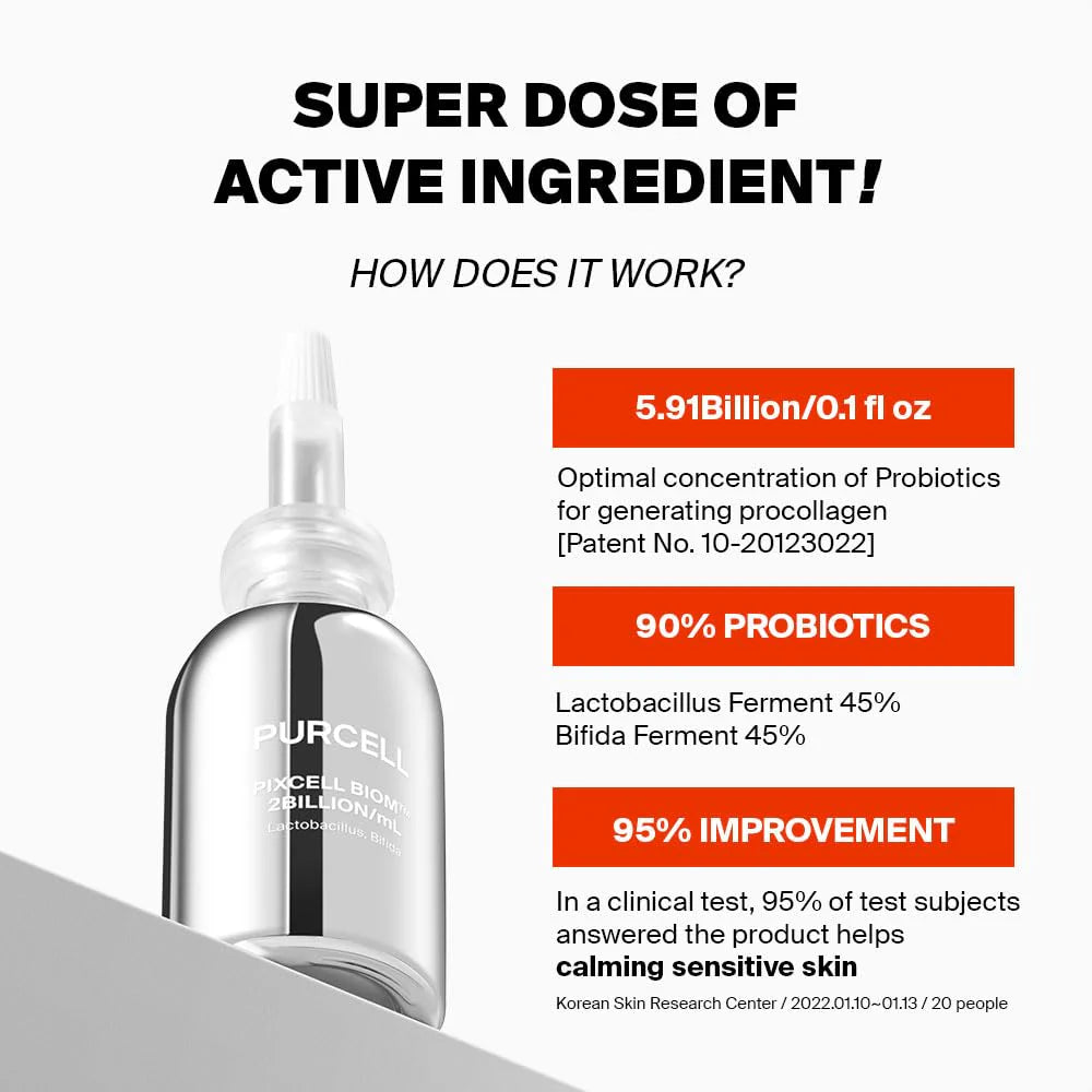PURCELL - Pixcell Biom™ 2Billion/mL - 30ml | Ampoule Reparadora y Reafirmante