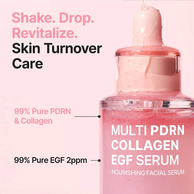 PURITO SEOUL - Multi PDRN Collagen EGF Serum - 30ml | Sérum Reafirmante y Reparador con PDRN