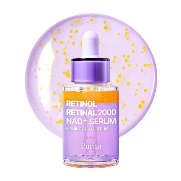 PURITO SEOUL - Retinol Retinal 2000 NAD+ Serum - 30ml | Sérum Antiedad con Retinal y NAD+